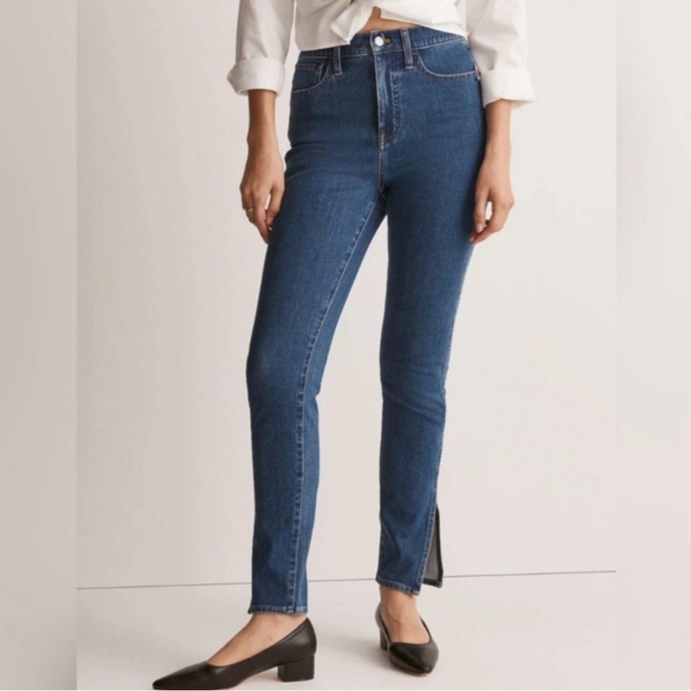 Madewell Roadtripper Skinny Jeans in Medium Indigo Wash